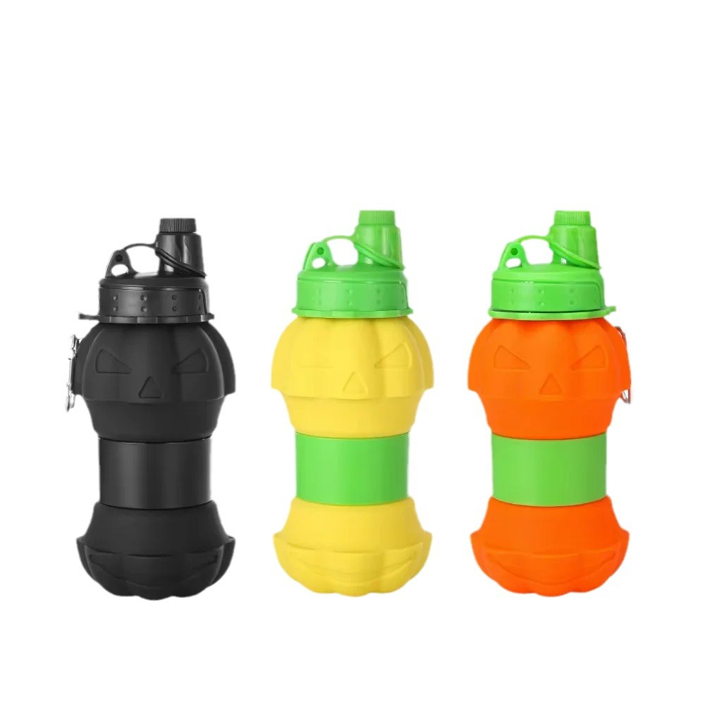 Pumpkin Portable Silicone Water Cup