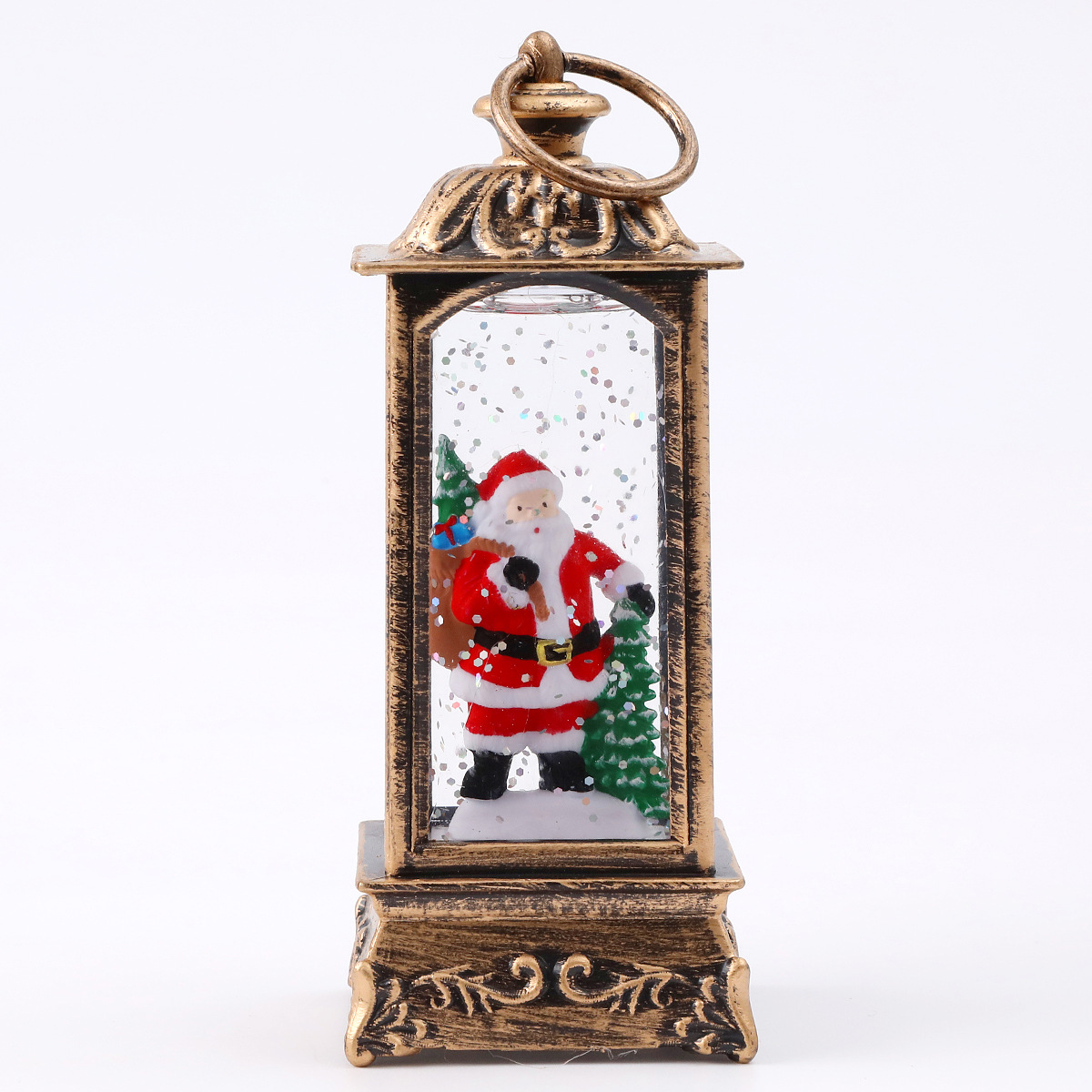 Christmas carved square lights
