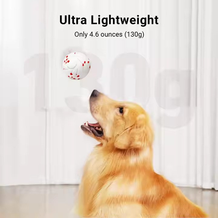 Smart Interactive Vibrant Life Intelligent Waterproof Unbreakable Automatic Dog Entertainment Ball T